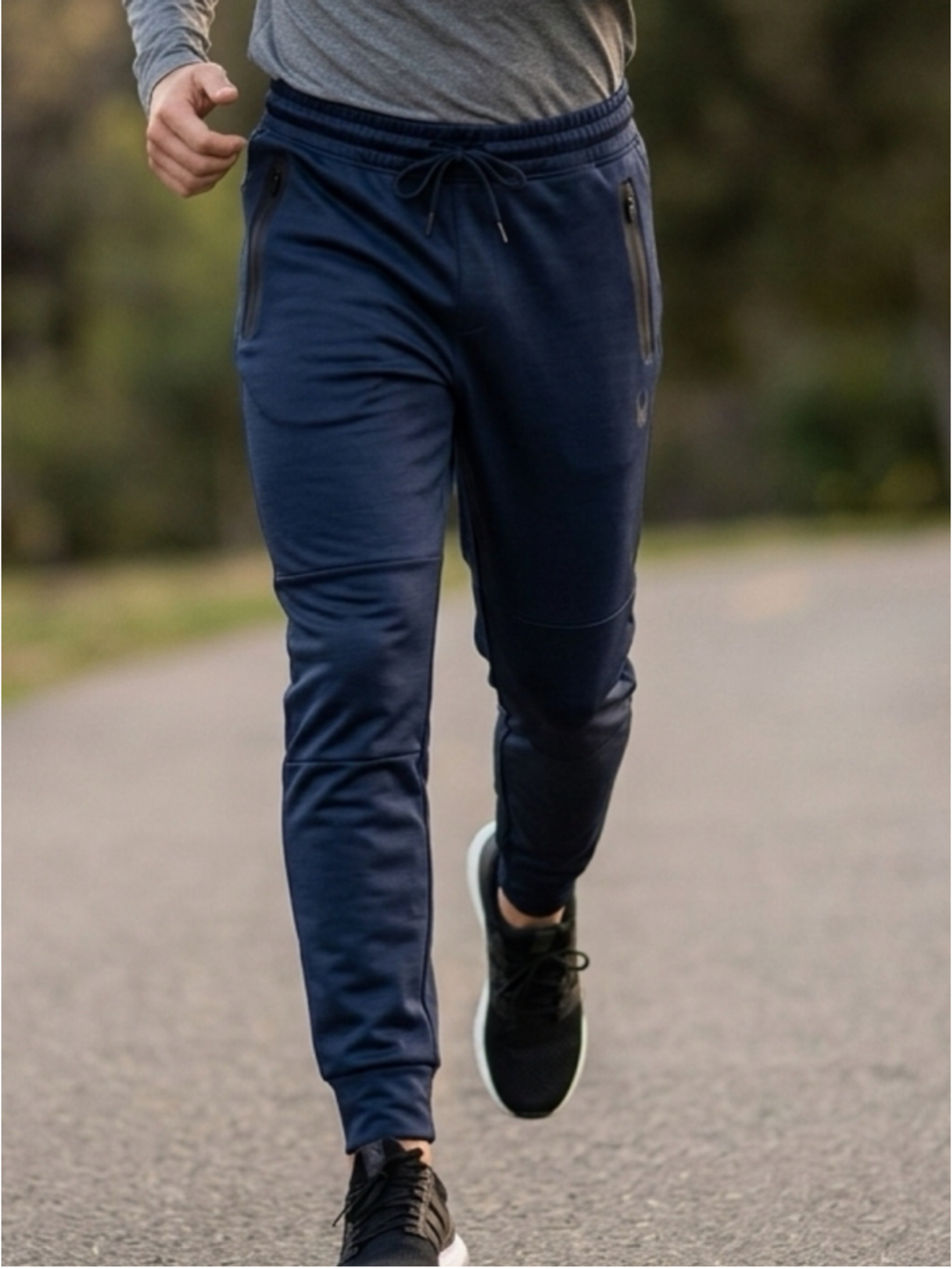 Spyder Men's med Navy blue Performance Joggers with Zippered Pockets sports 1450